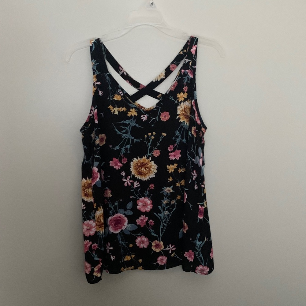 Floral tank top